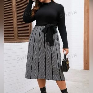 Shein sweater dress, 14